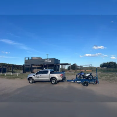 Trailer playo para moto o cuatriciclo