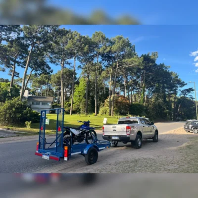 Trailer playo para moto o cuatriciclo